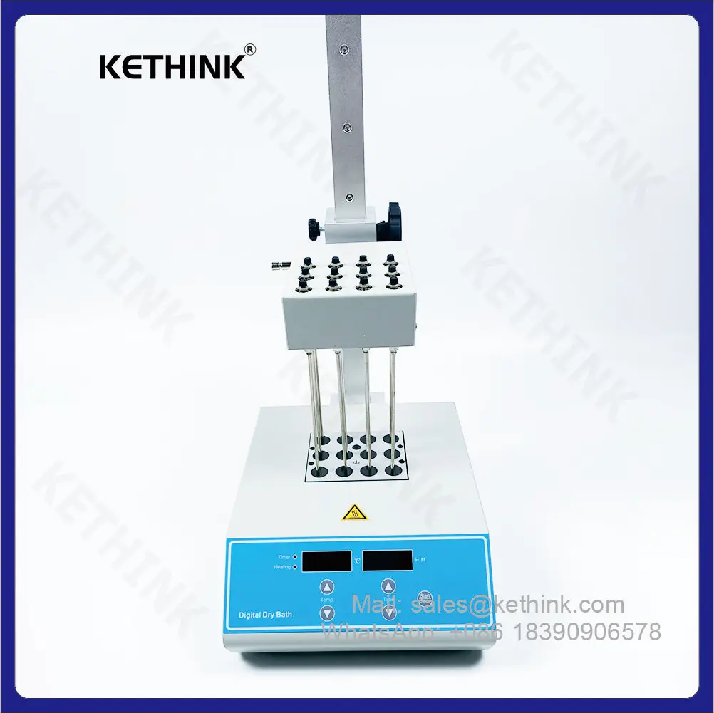 KETHINK 실험실 장치 KT-ND200-1, 휴대용 액체 샘플 농축 기계, 질소 샘플 농축 장치