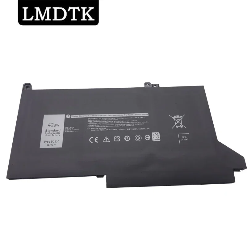 

LMDTK Genuine New DJ1J0 11.4V 42WH PGFX4 ONFOH Laptop Battery For Dell Latitude 12 7000 7280 7380 7480 Tablet PC