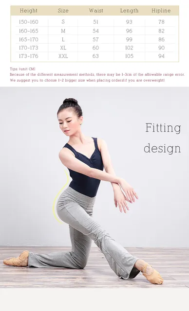 Girls Gymnastics Fitness Ballet Dance Pants Casual Loose Black Cotton Flare  Trousers For Women - Price history & Review, AliExpress Seller - Daydance  Official Store