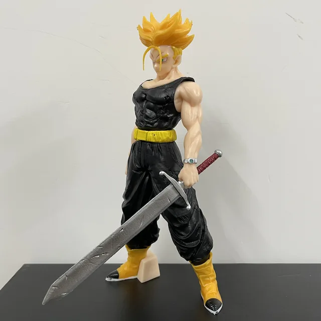 44CM Anime Dragon Ball Z Characters Trunks Super Saiyan Mannequin Model Pvc  Action Toys Gk Statue Series Doll Collection Gift - AliExpress