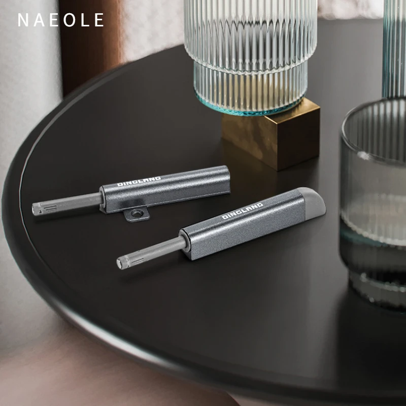 Household Cabinet Door Rebounder Cabinet Wardrobe Handle-free Push-type Invisible Automatic Door Opener Magnetic Suction