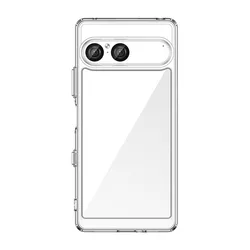 Premium Protective TPU Border & Acrylic Backplane Phone Case for Sony Xperia 10 VII (Clear)