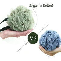 Soft Mesh Bath Sponge Balls Body Cleaner Exfoliating Scrubbers Bath Ball Nylon Cleaning Brushes Shower Puff High-End Bath Flower 2