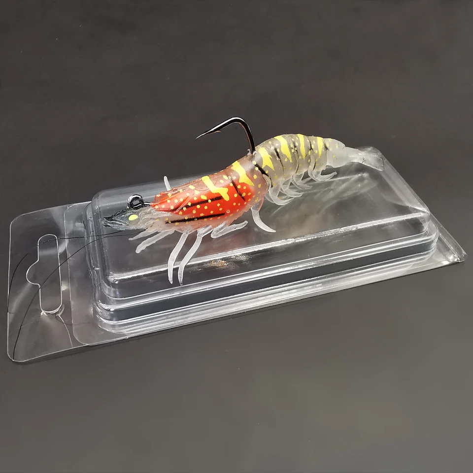 Leurres De Pêche Crevette – Lot De 3 Ou 7 – Appâts Artificiels Pour Mer