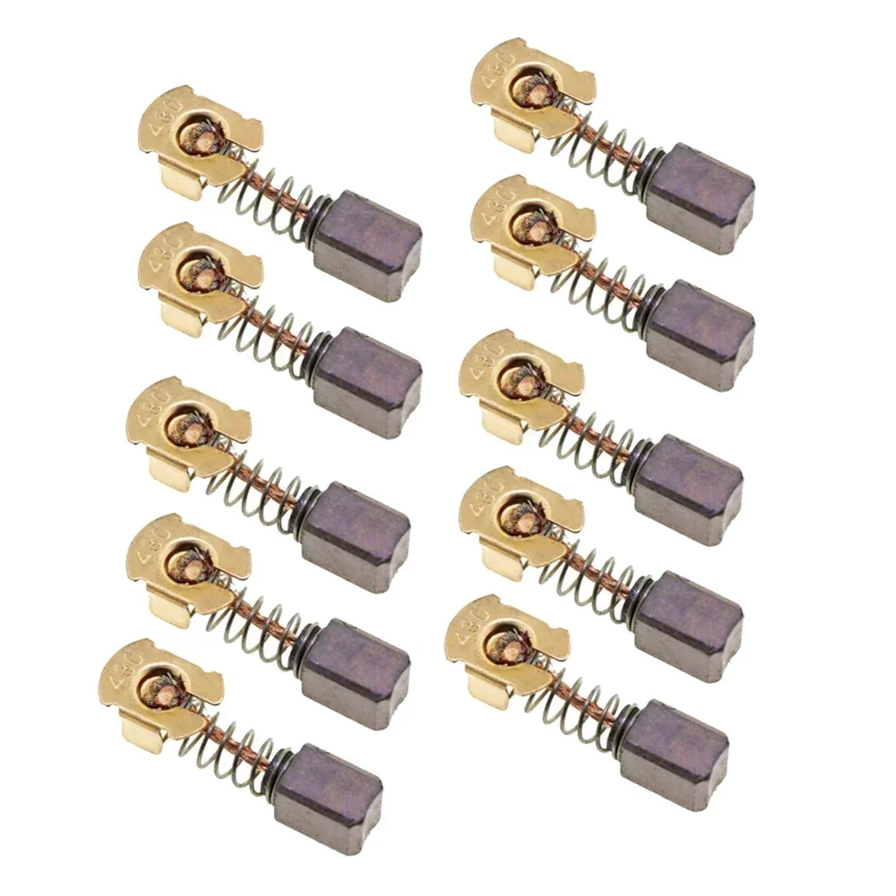 10pcs Carbon Brushes Replacement For 18V Angle Grinder CB-430 BGA450 BGA452 DGA452 GA400 BGA402 Replacement Accessories