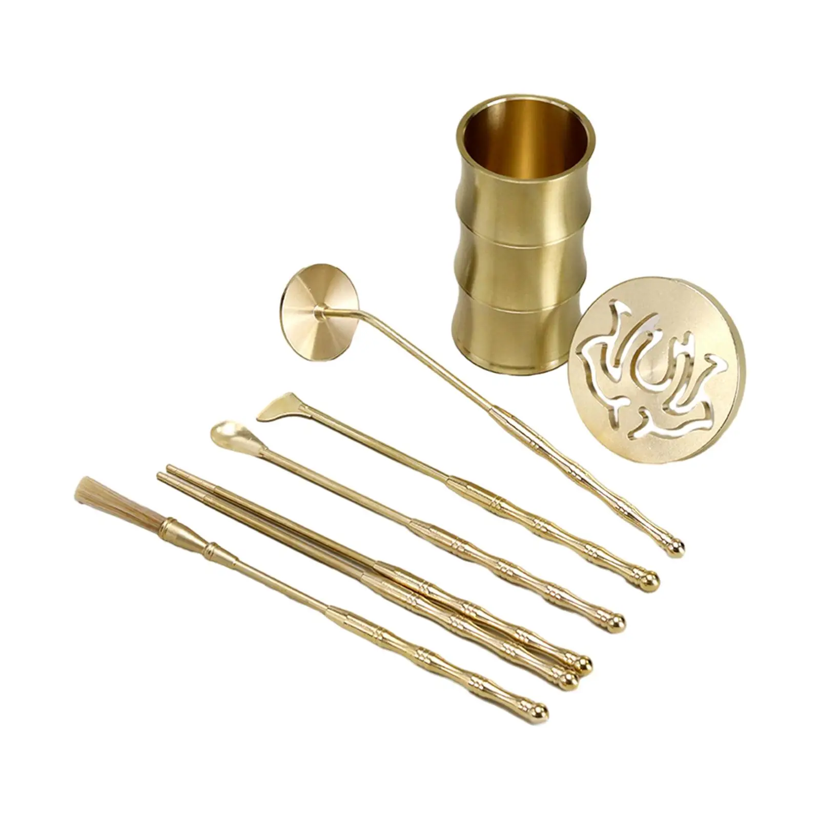7 Pieces Chinese Incense Ceremony Set Incense Making Set for Yoga Meditation 7 Pieces Chinese Incense Ceremony Set Incense Making Set for Yoga Meditation