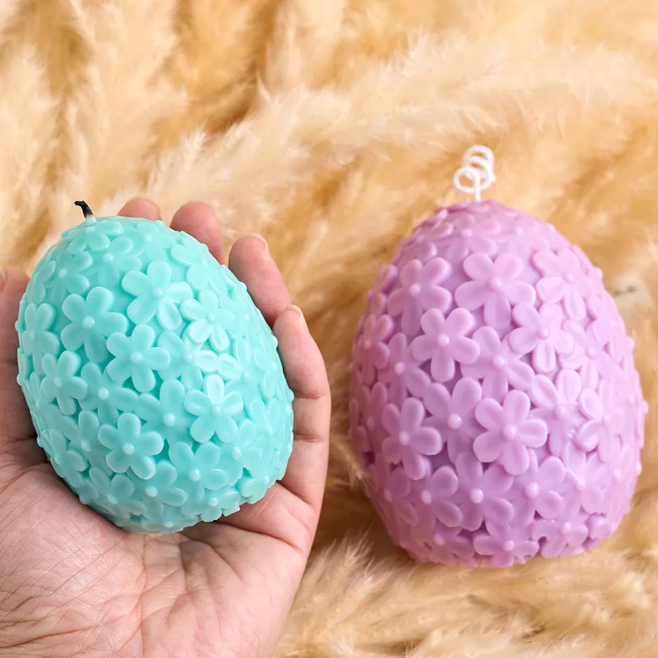 our fave Stampo per candele a forma di rosa, uova in rilievo, stampi in silicone per decorazioni fatte a mano, forniture artigianali
