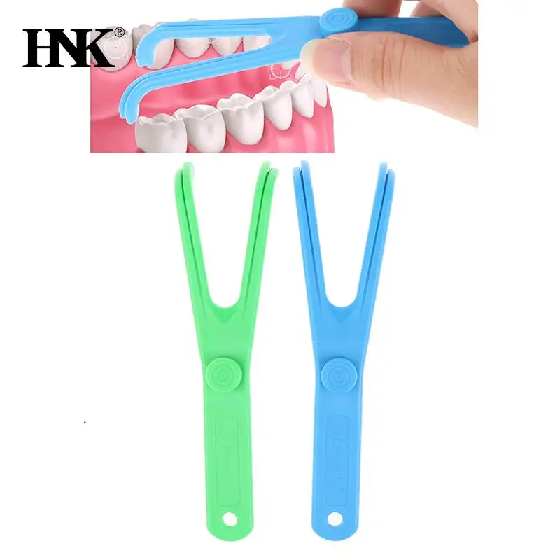 Dental Floss Holder Aid Oral Hygiene Toothpicks Holder Interdental Teeth Cleaner