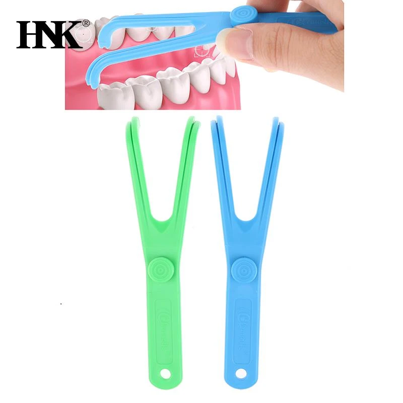 Dental Floss Holder Aid Oral Hygiene Toothpicks Holder Interdental