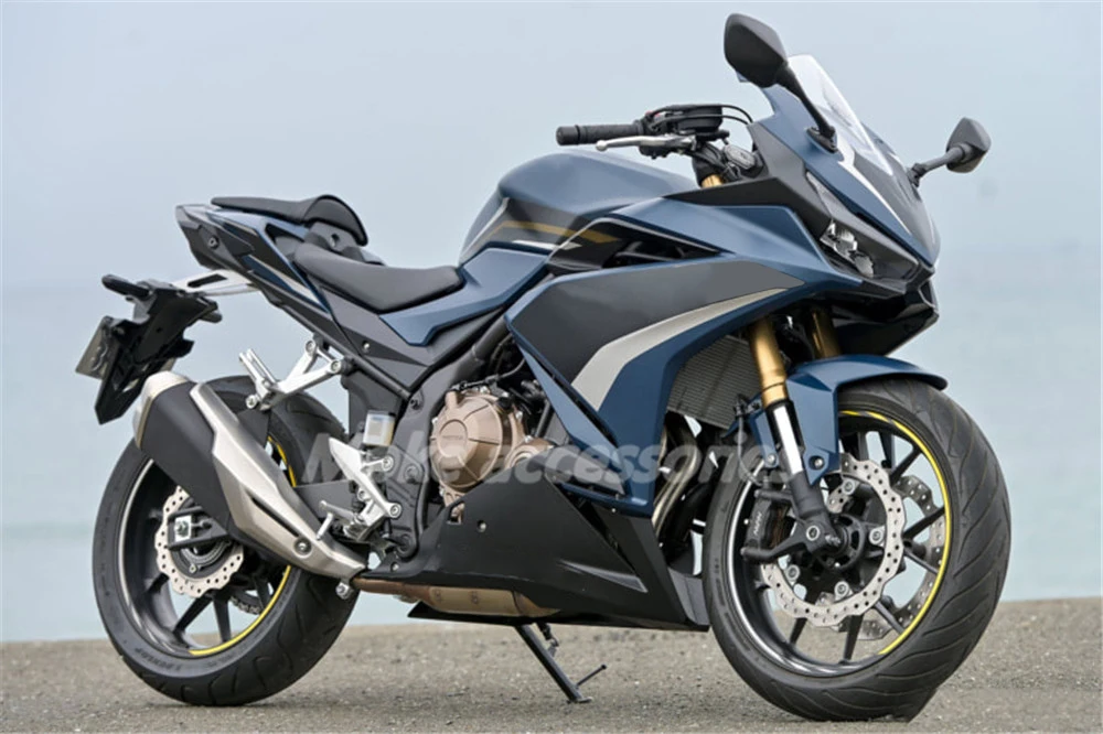Kit Carene Moto Adatto Per Cbr400R 2022 2023 Set Carrozzeria 22-23 Abs Iniezione Blu Nero