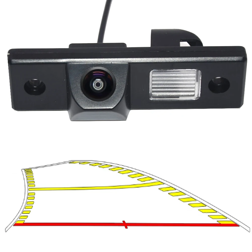 

Парковочная динамическая траектория, Автомобильная камера заднего вида, резервное копирование на 170 градусов для CHEVROLET EPICA LOVA AVEO CAPTIVA CRUZE LACETTI