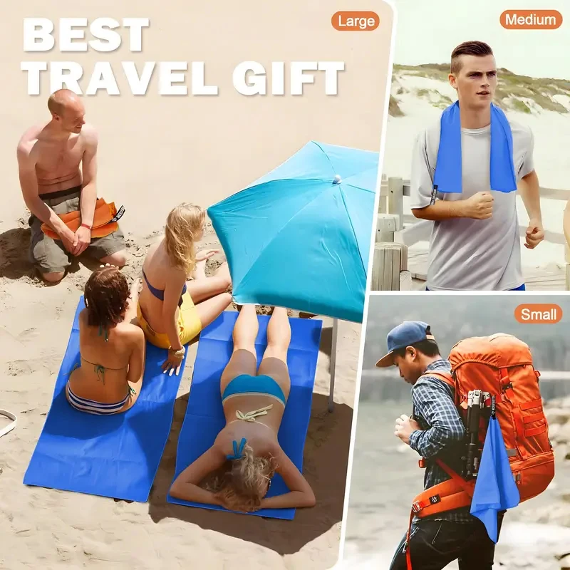 Quick-Drying Sports Towel microfiber Thickened sports travel towel Swimming Gym Fitness Camping Running Beach Washcloth Towels microfiber cleaning towel,microfiber towel set,microfiber hair towel