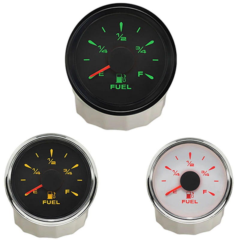 1pc New Style 52mm 10180ohm Fuel Level Gauges 24030ohm Lcd Fuel Level