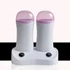 Electric Double Wax Heater Epilator Cartridge Wax Roller Base Roll On Waxing Refillable Hair Removal Machine Depilatory 2 in 1 6