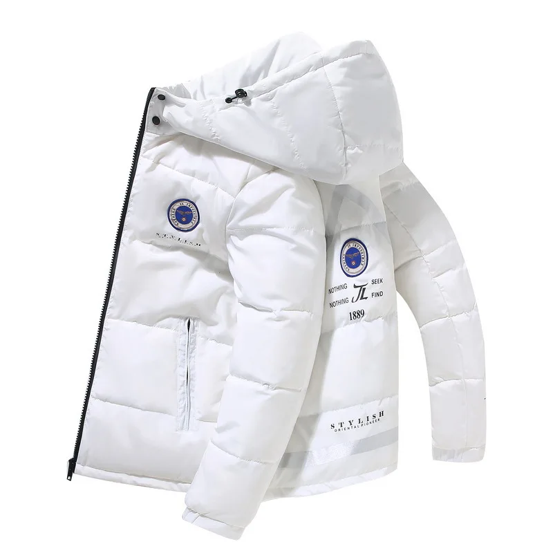 -20 Degree Winter Parkas Men Down Jacket Men Puffer Jacket White Duck Down Jacket Hooded Snow Outdoor Thick Warm Padded Coat