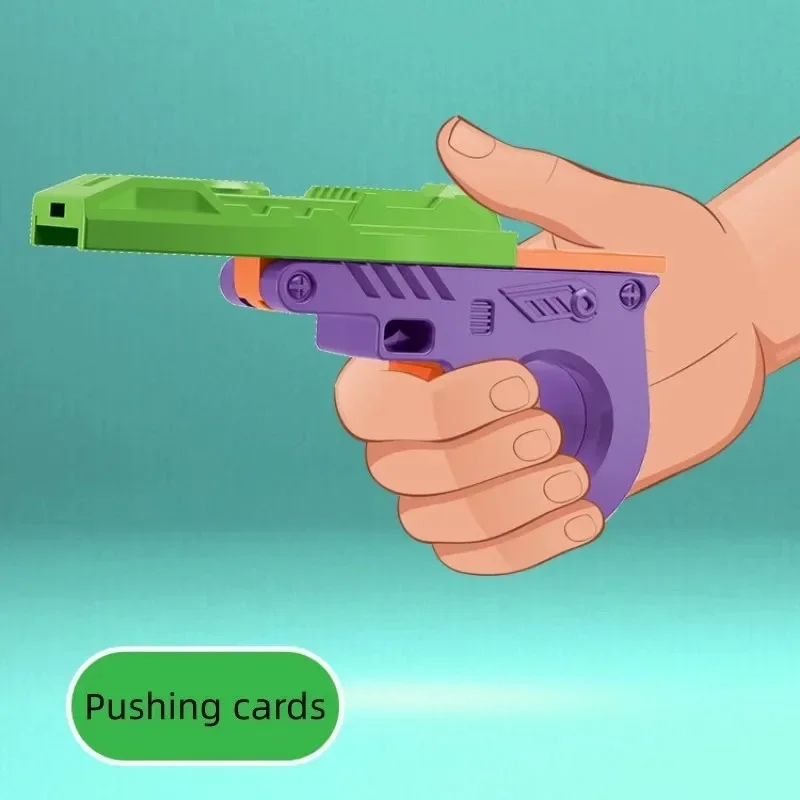 Stress Relief Toy Gun Mini M1911 Fingertip Carrot Gun Model Fidget Toys Anti Stress Toys For Kid Adult