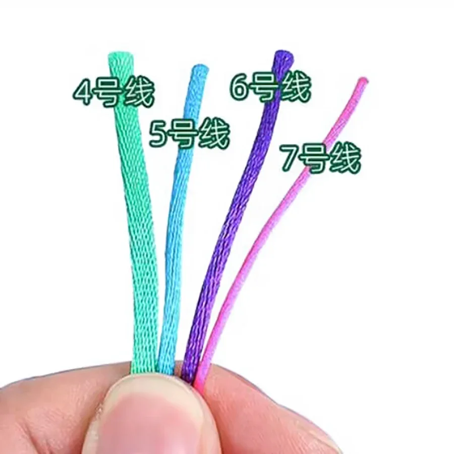 Nylon Cord 10/20/40/100M 2mm Nylon Line Cord Rope Chinese Knotting Rattail Satin Cords Bracelet Braided String DIY Tassels Shamballa Thread