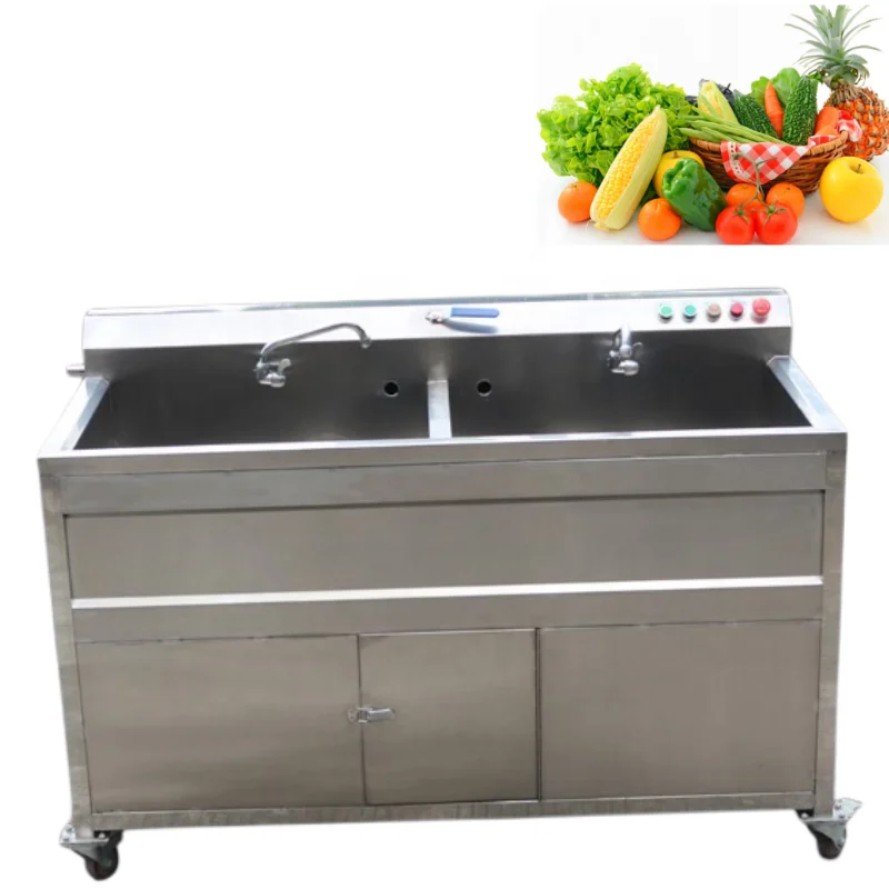 Vegetable Fruit Dish Washing Machine For Restaurant High Efficiency Cabbage Washer Bubbling Surfing Washing Machine reheated cabbage