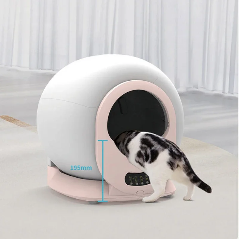 Lettiera per Gatti Intelligente Completamente Automatica, Grande, Completamente Chiusa, Deodorante e Anti-Schizzi, Toilette Elettrica per Gatti - immagine 4