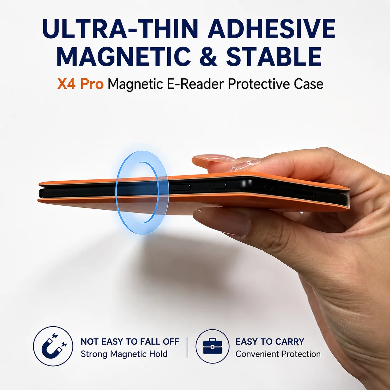 XTEINK Magnetic Slim Shockproof E-Reader Protective Cover - Strong Magnetic Design, Available in Multiple Colors