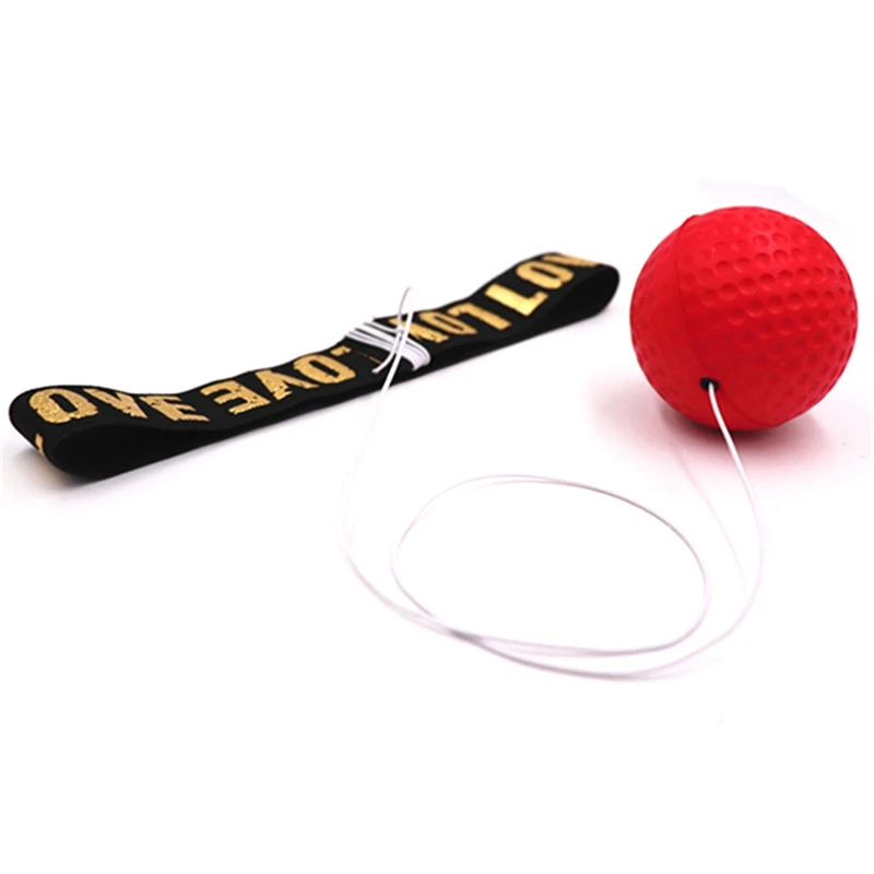1 Set Boxing Reflex Speed Punch Ball Sanda Boxer Raising Reaction Force Hand Eye Training Set Stress Gym Boxing Exercise Boxing Speed Ball Boxing Reaction Ball