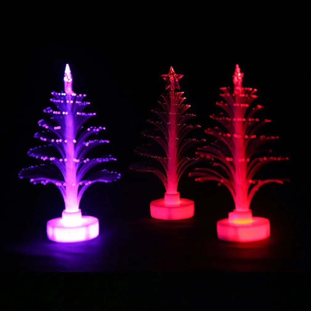 

2024 Christmas Tree Light Color Changing LED Light Lamp Room Decoration Ornament Small Night Light for Home Party Festival