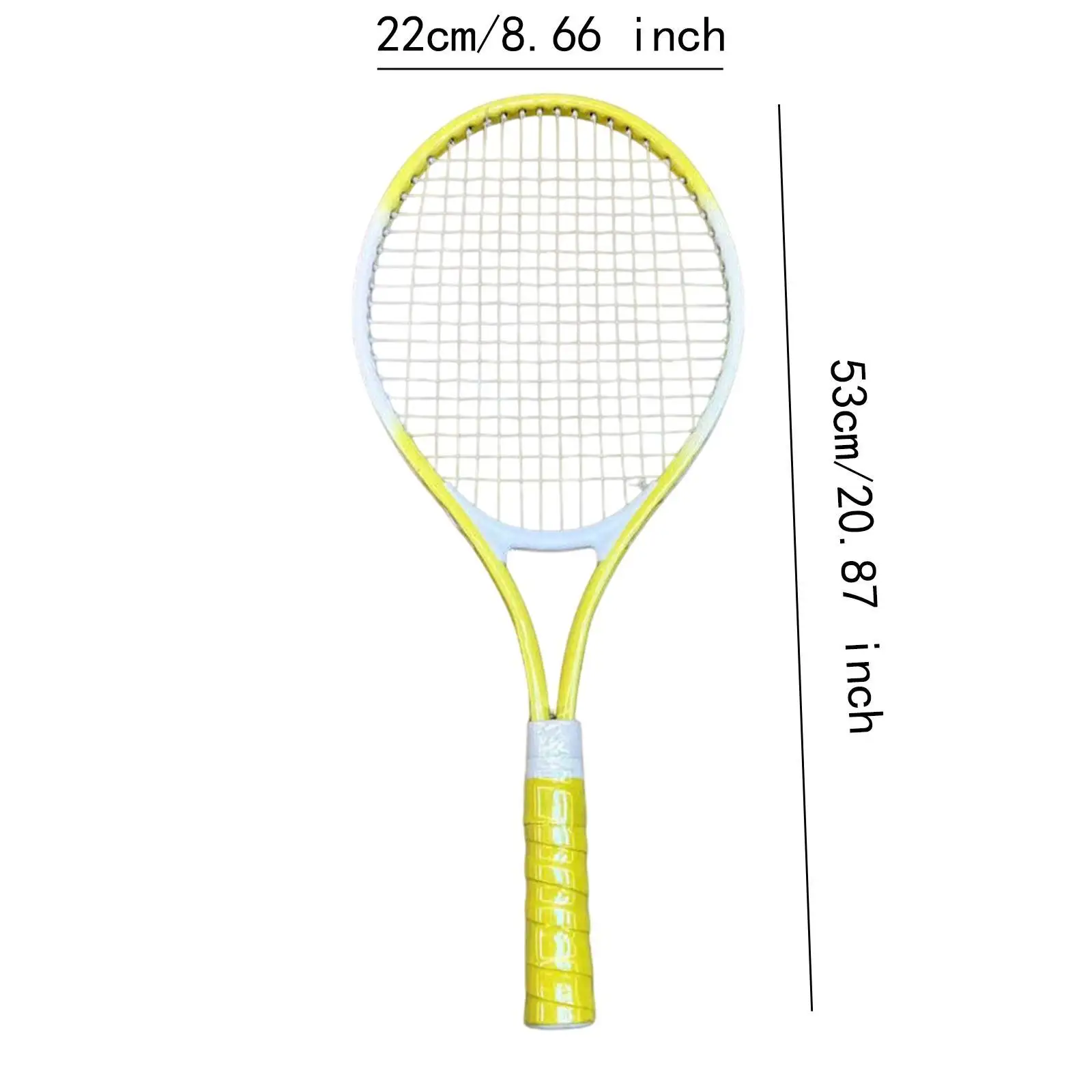 Tennis Racket Practical Comfortable Portable Shock Resistant Lightweight Tennis Racquet for Summer Training Beach Garden Players