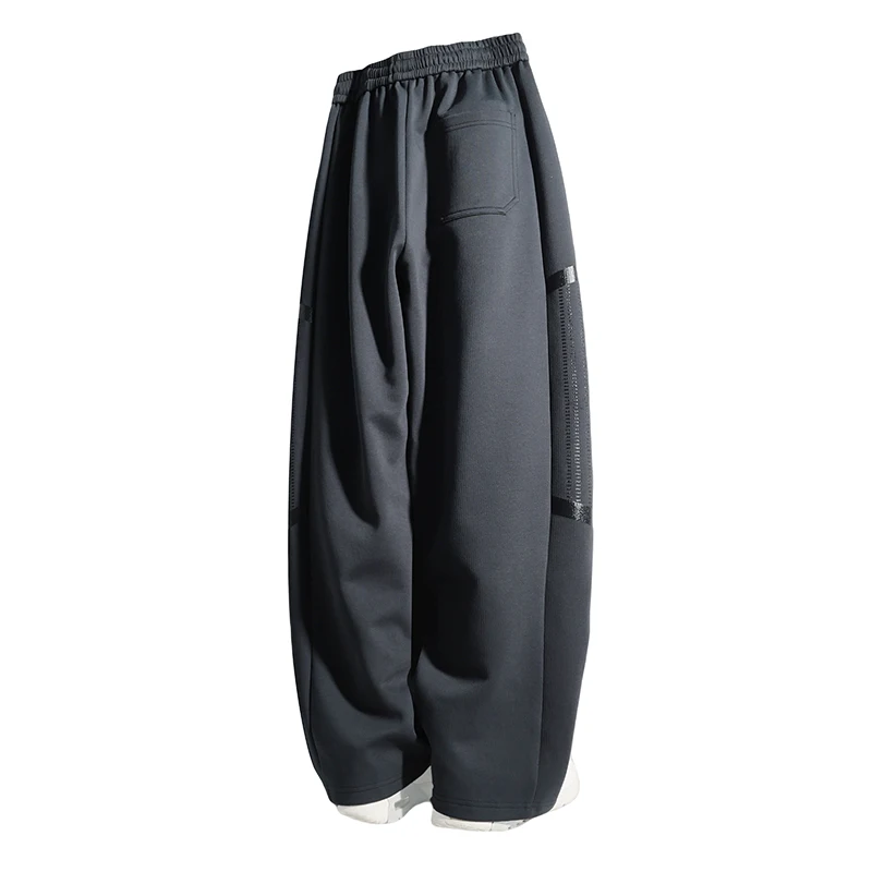 사계절 야외 사이클링 방풍 통기성 루즈 스트레이트 레그 팬츠 편안하고 패셔너블한 트렌디 루즈 와이드 레그 팬츠