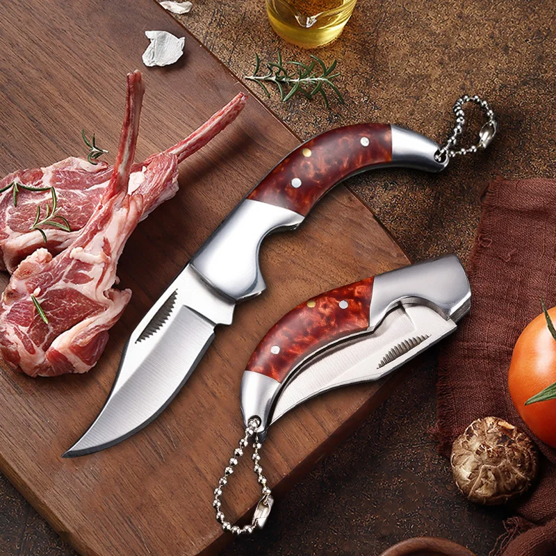 kitchen knife folding knife utility slicing knives meat BBQ fruit boning knife fish filleting kitchen knives cooking cleaver stainless steel
