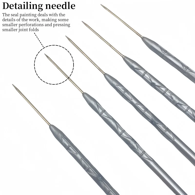 Pottery tools Plastic detail needle Clay molding tool Handmade pottery Creative DIY aluminum rod needle