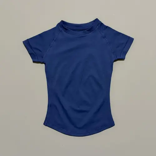 HISTELLO Sport Short Sleeve Top Seamless Yoga Leotard Clothing Women Running Sports T Shirt Workout Shirts Fitness Sports Vest - Image 13