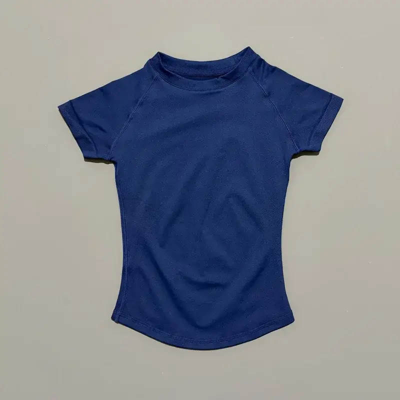 HISTELLO Sport Short Sleeve Top Seamless Yoga Leotard Clothing Women Running Sports T Shirt Workout Shirts Fitness Sports Vest - Image 13