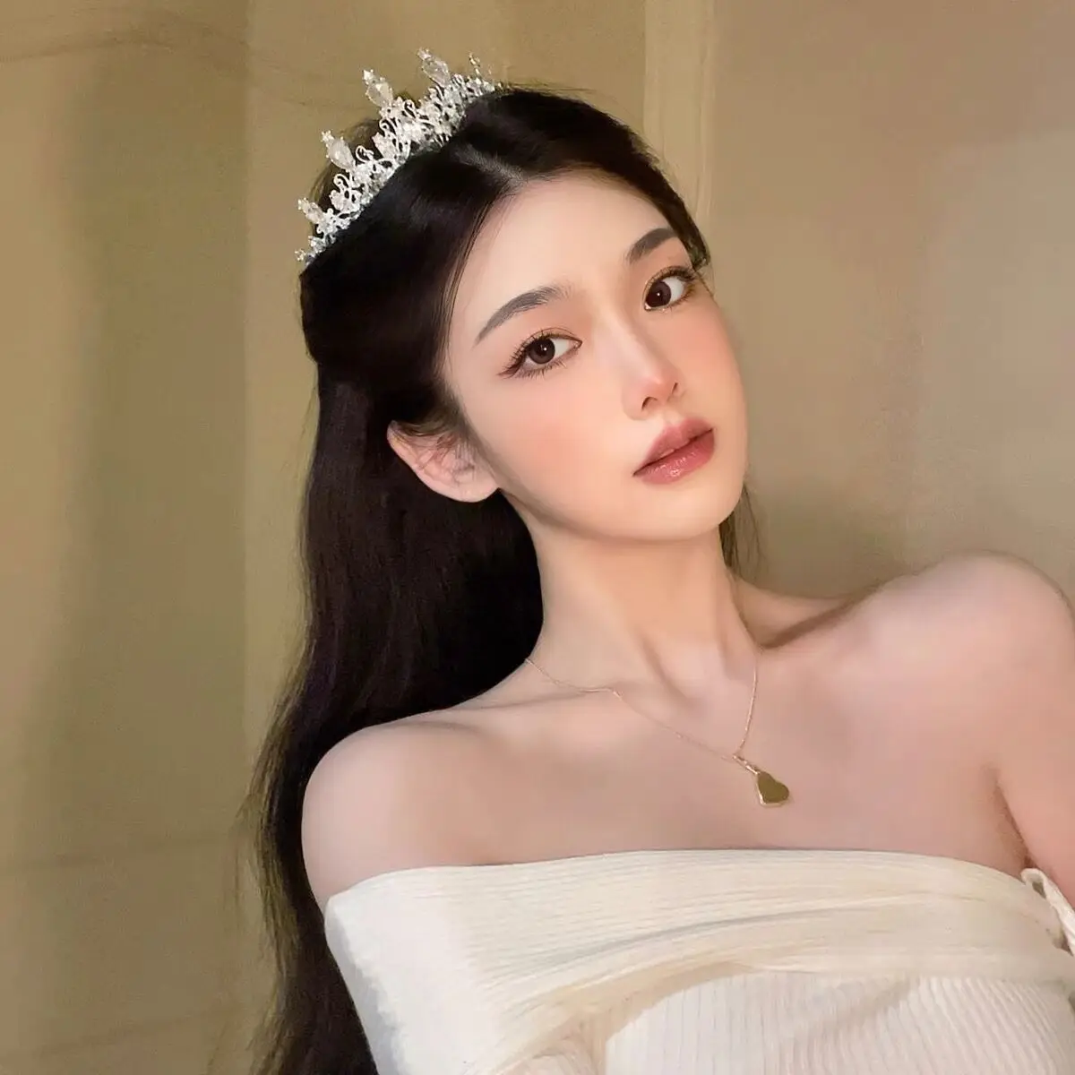 크리스탈 크라운 골드 실버 컬러 웨딩 라인석 티아라 헤어 빗, 여성용 패션 파티 웨딩 헤어 액세서리, 신제품