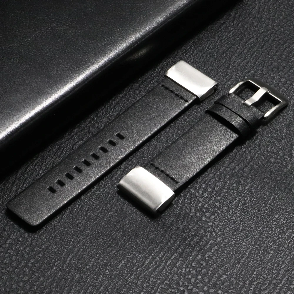 Premium Leather Watch Band - Elegant Wrist Strap, Multiple Width Options