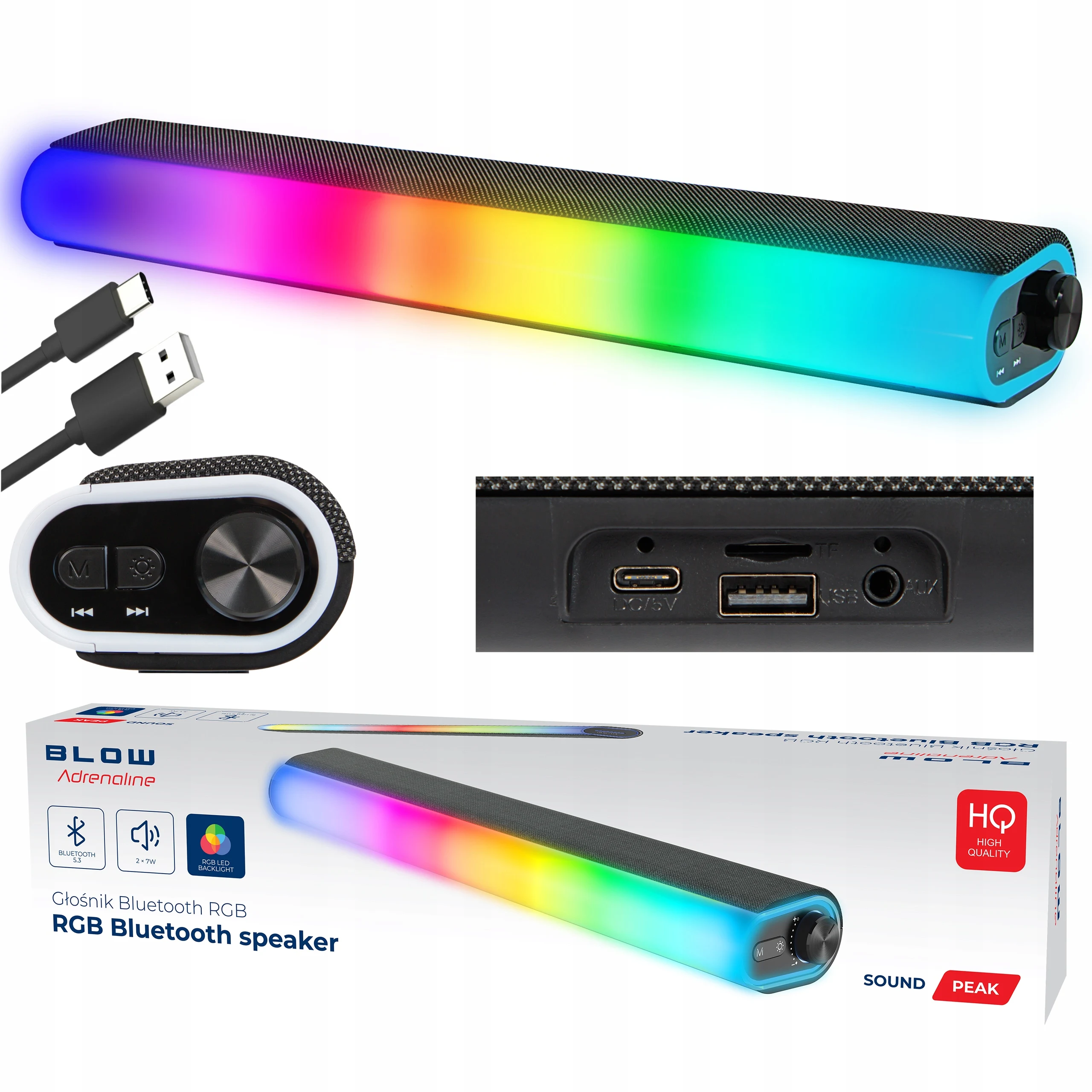 Blow Głośnik Bluetooth soundbar do komputera z Polski za $17.44 / ~68zł
