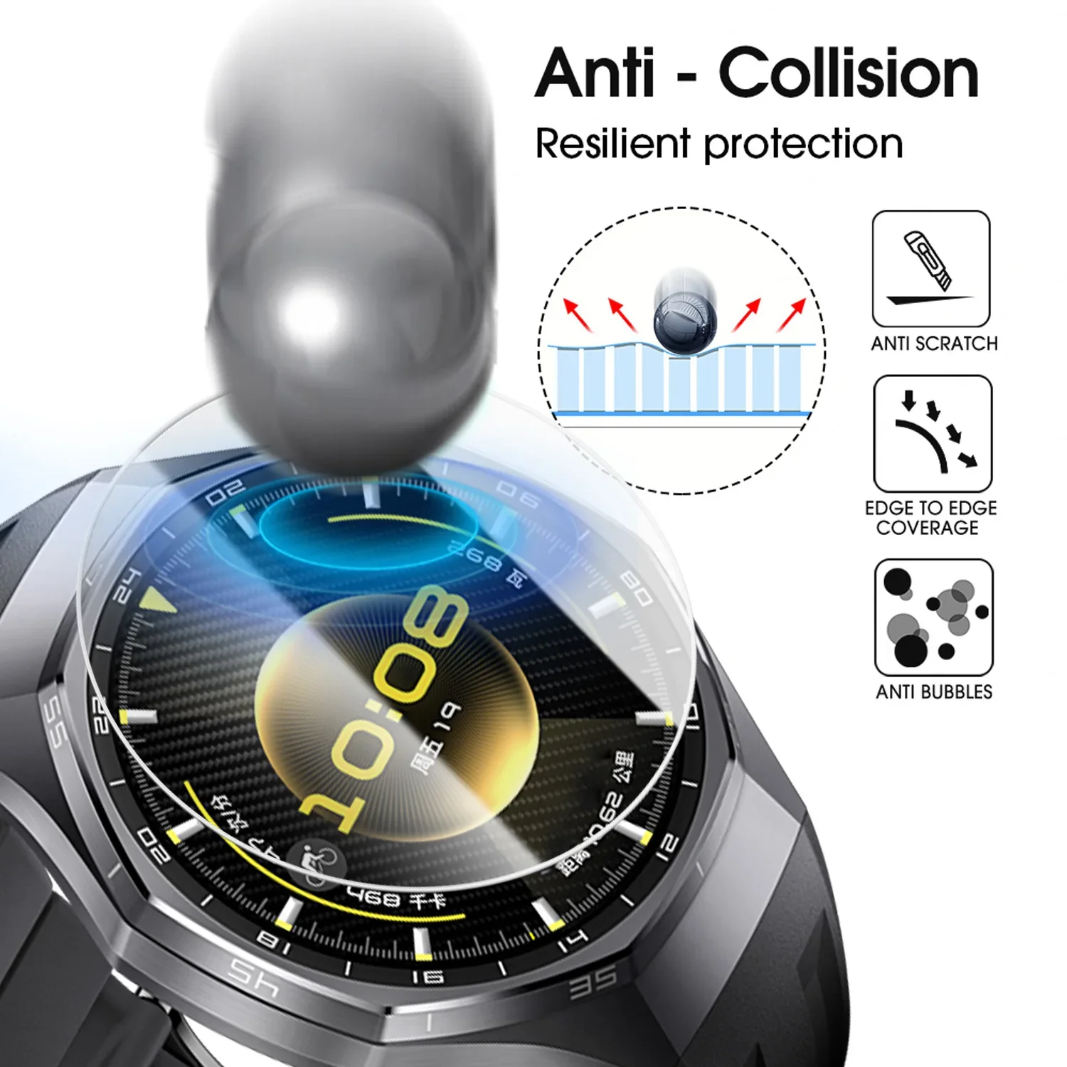 Premium HD Clear Tempered Glass Screen Protector - Anti-Scratch Full Coverage