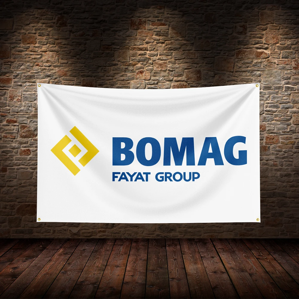 3x5 Ft B-Bomags Flag Polyester Printed Mechanlcal Flags for Room Garage Decor