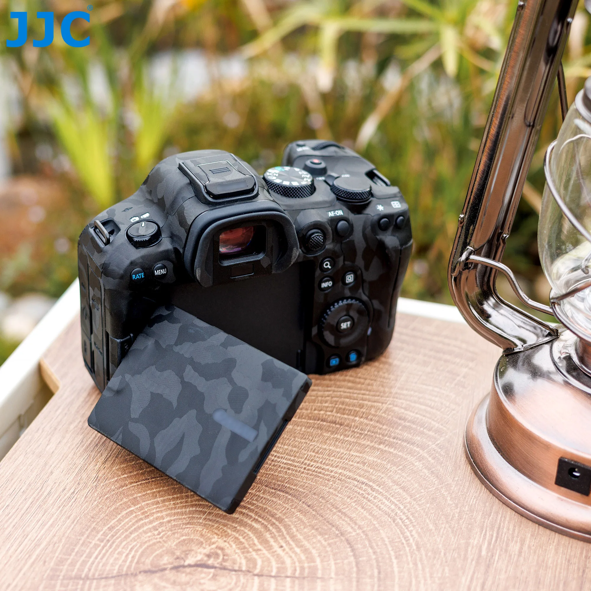 Jjc-adesivo Corporal da Câmera Kit de Película Protetora Anti-scratch Matrix Black Canon Eos r6 Mark ii - Image 2