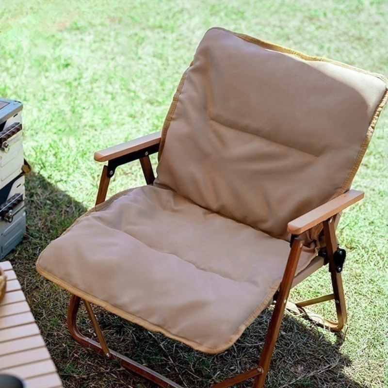 

Aoliviya Sh Outdoor Folding Chair Portable Kermit Chair Cushion Fishing Stool Chair Leisure Camping Equipment Backrest Beach Cha