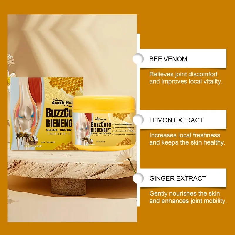 Bee Venom Cream Relieves Discomfort Massage Care Soothing Arthritis Rheumatism Apply Cream for Joint Shoulder and Neck Pain