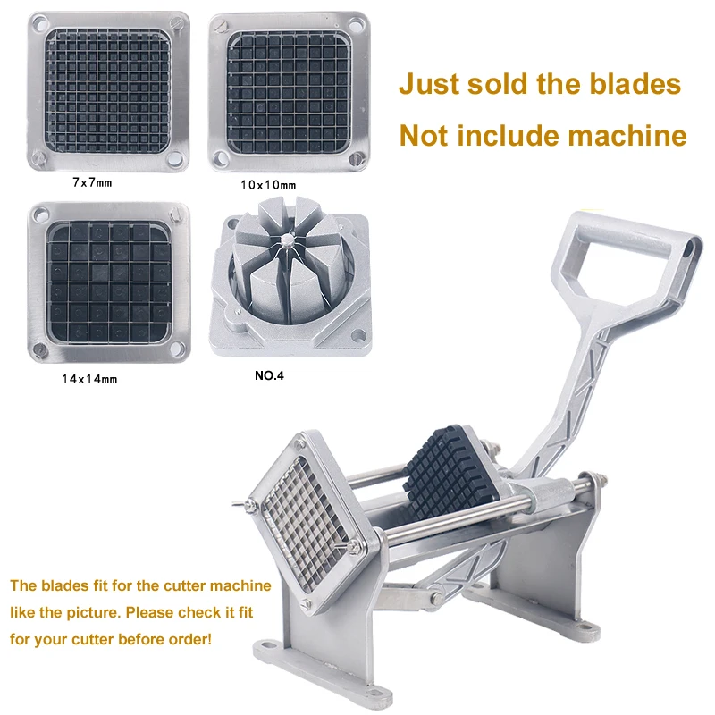 Description Picture 3 of itemManual Potato Cutter Blades Shredder French Fries Slicer Potato Chips Maker Meat Chopper Cutting Machine Kitchen Tools