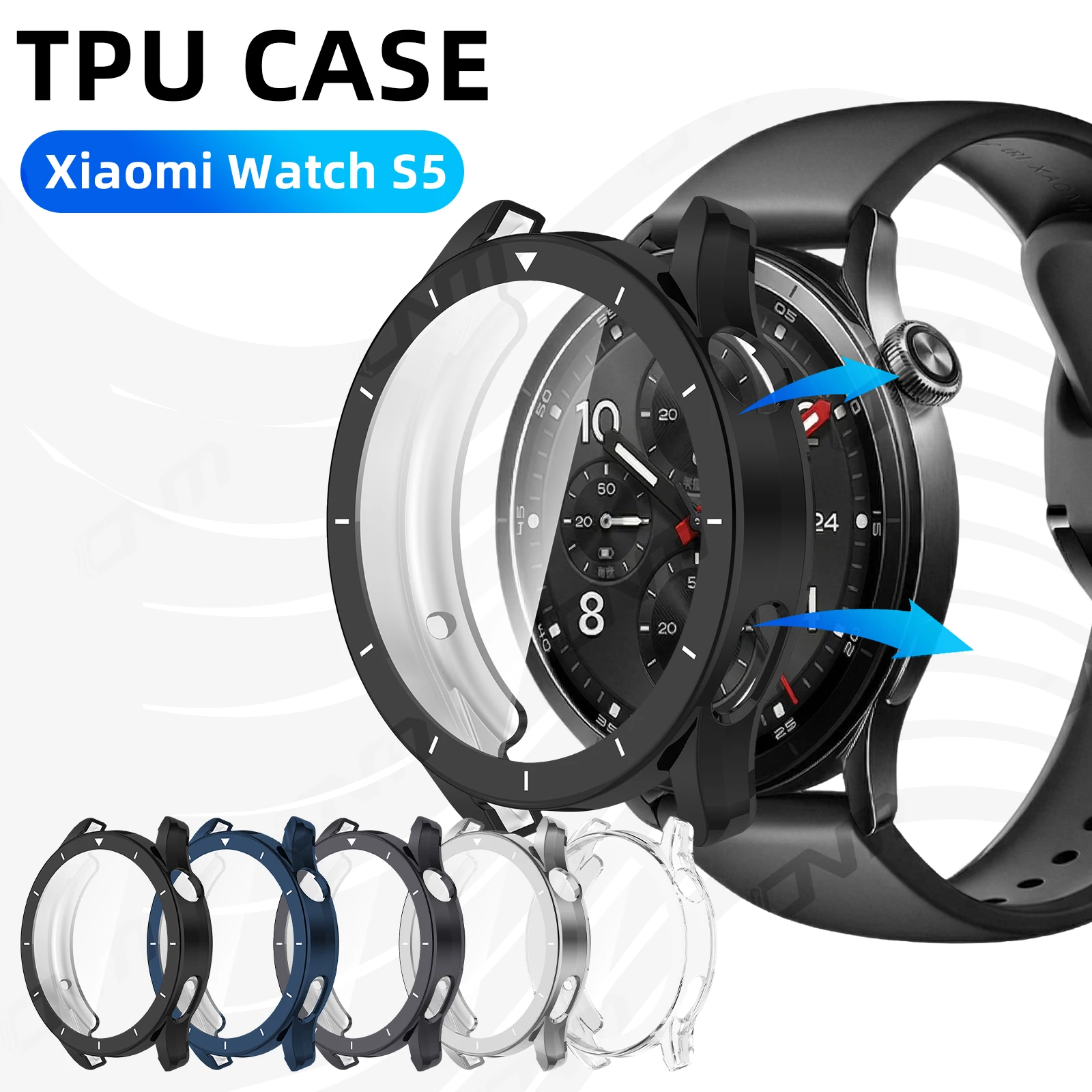 Full Coverage Soft TPU Screen Protector Case