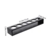 6 Holes Wooden Drink Paddle Shot Glass Holder Rack ganizer Cocktail Tray Storage Display Stand For Home Bar Party Use 4