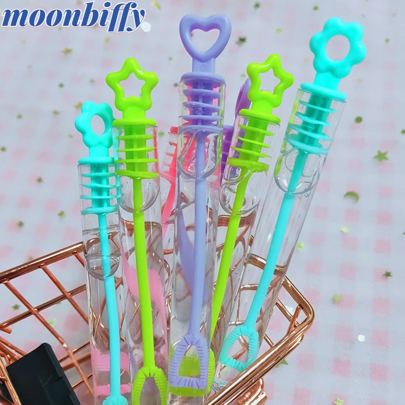 

5pcs bubble blowing water Mini Bubble stick portable test tube bubble gum bubble blowing water toy kids toys fun toy for kid