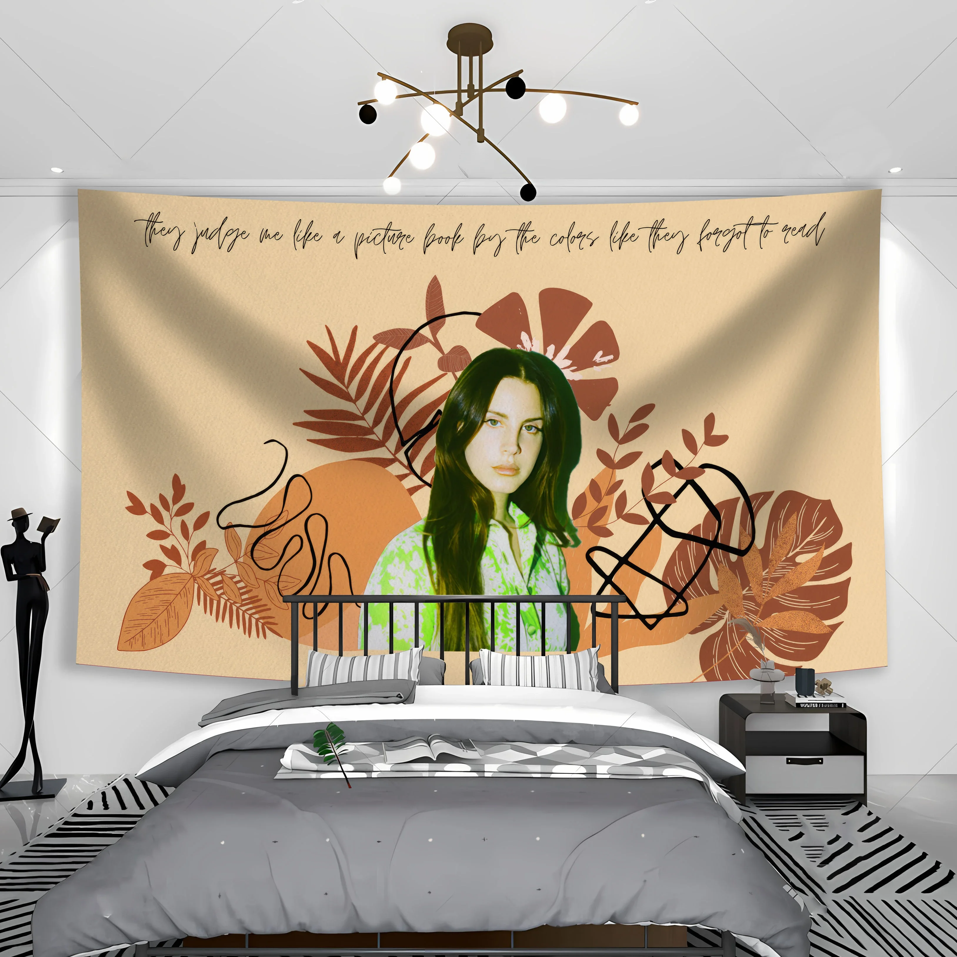 Ultraviolence Lana Del Reys Wall Decor Painting Tapestry Banner Flag Room Decoration Aesthetic Home Garden Meme,tapestry decor