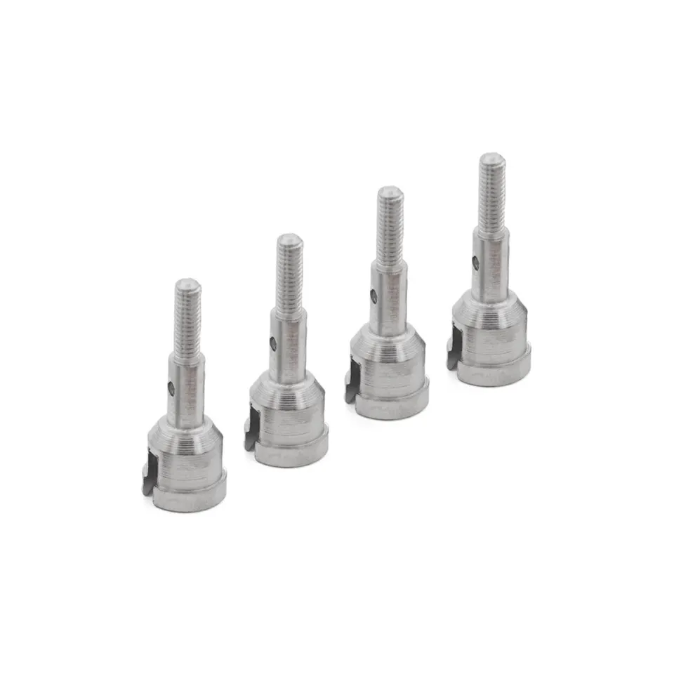 4Pcs RC Diff Cup & Drive Shaft Set For WLtoys A949/A959/A969/A979/K929 1:18 Scale Cars (Black)