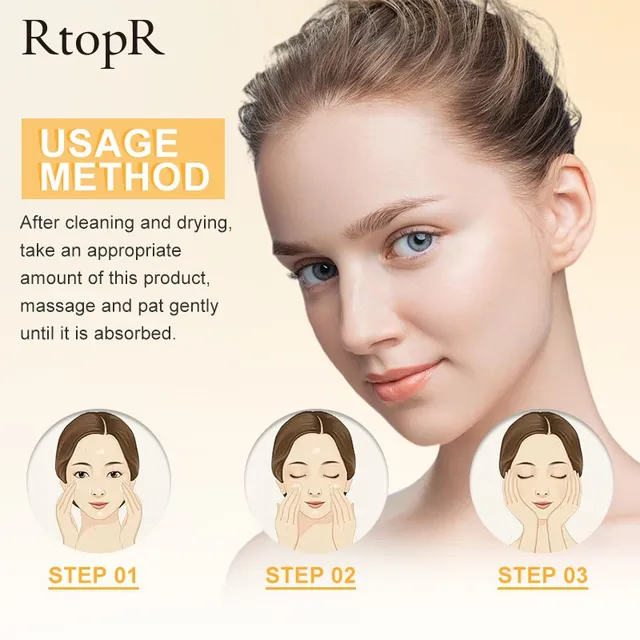 Rtopr C -Vitamin Arckrém Fehérítés Világosító Szelíd Tápláló Hidratáló Melanin Redukció Finom Vonalak Megújító Bőr - Image 4