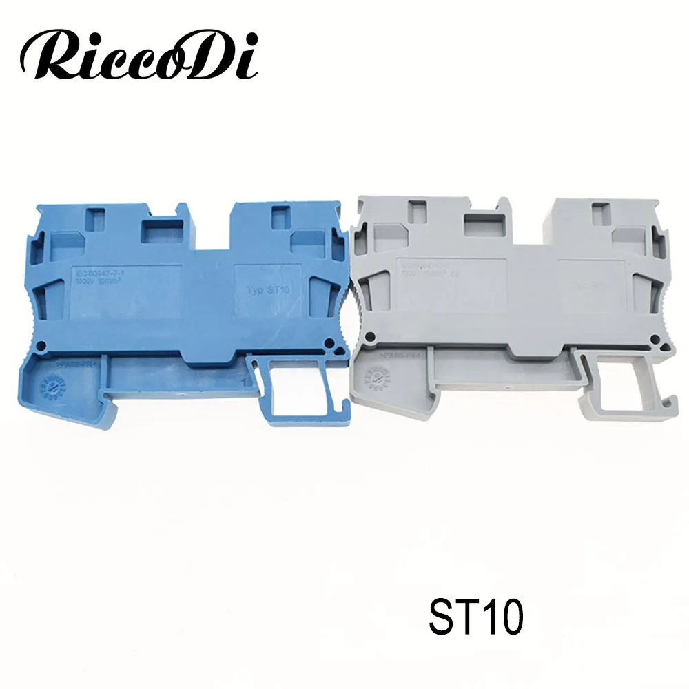 1 Pz St-10 Filo Connettore Elettrico Collegamento A Gabbia A Molla Cablaggio Di Alimentazione Ritorno Spina Di Trazione St10 Morsettiera Su Guida Din