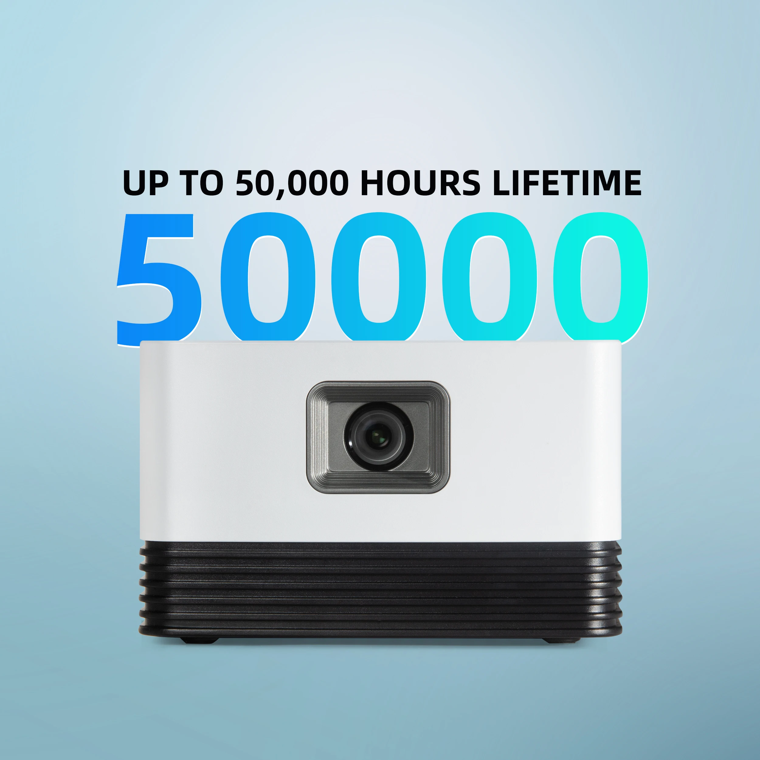 Android Projector 4K 1080P Mini Portable Projector for Meeting Room Home Theater Entertainment