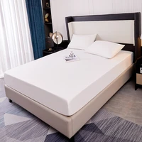 Kuup Safe Waterproof Mattress Protector, Soft Comfortable Breathable Solid Color Bedding Mattress Cover Fitted, No Pillowcases 2